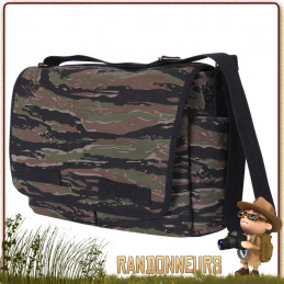 Sac Besace Vintage Classic Messenger Tiger Stripe Camo Rothco france