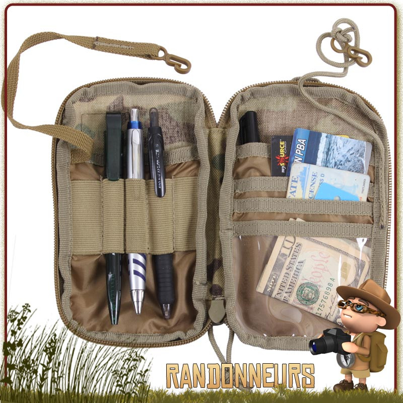 Pochette Tactique kit survie multicam Rothco france compatible molle