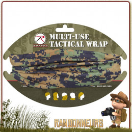 Écharpe Tour de Cou Tactique Militaire qui peut être portée comme un cache cou, couvre visage ou couvre chef