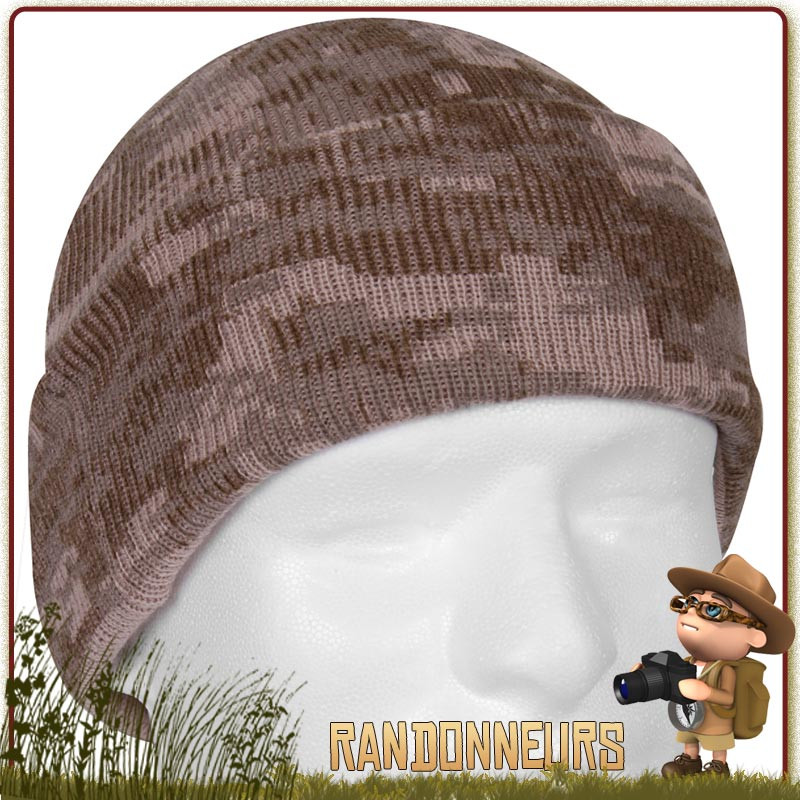 Bonnet type commando militaire Watch Cap Digital Midnight Digital Camo