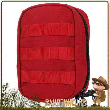 Pochette First Aid Tactique Molle Rouge Rothco