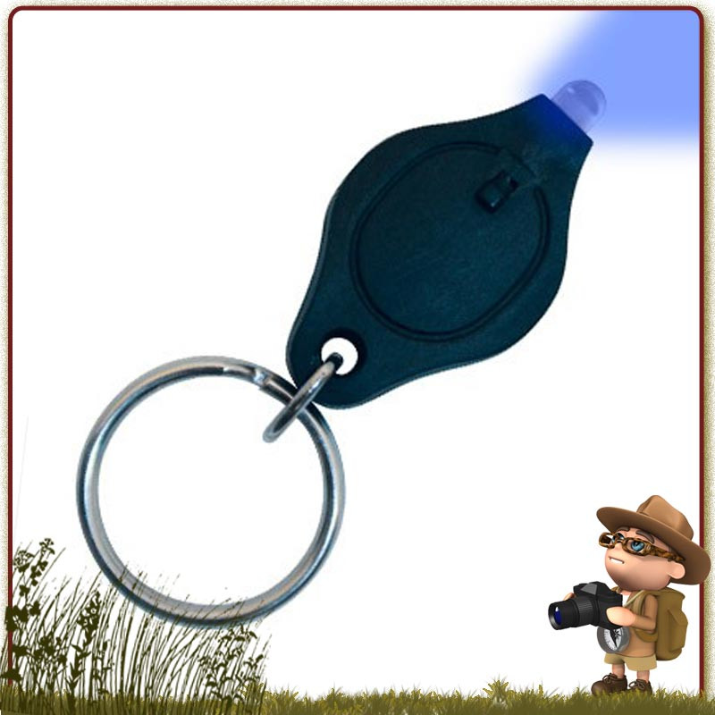 Micro lampe Flashlight LED, éclairage Bleu pour l'identification des liquides comme le sang par exemple