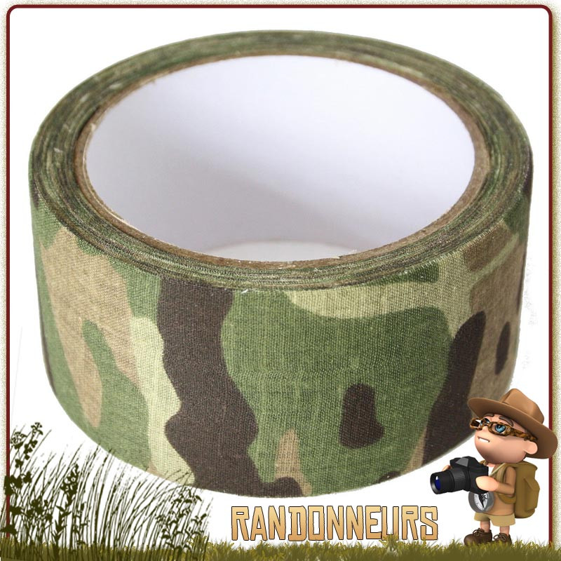 Ruban Adhésif Tissu Camouflage MULTICAM BCB arme de chasse militaire