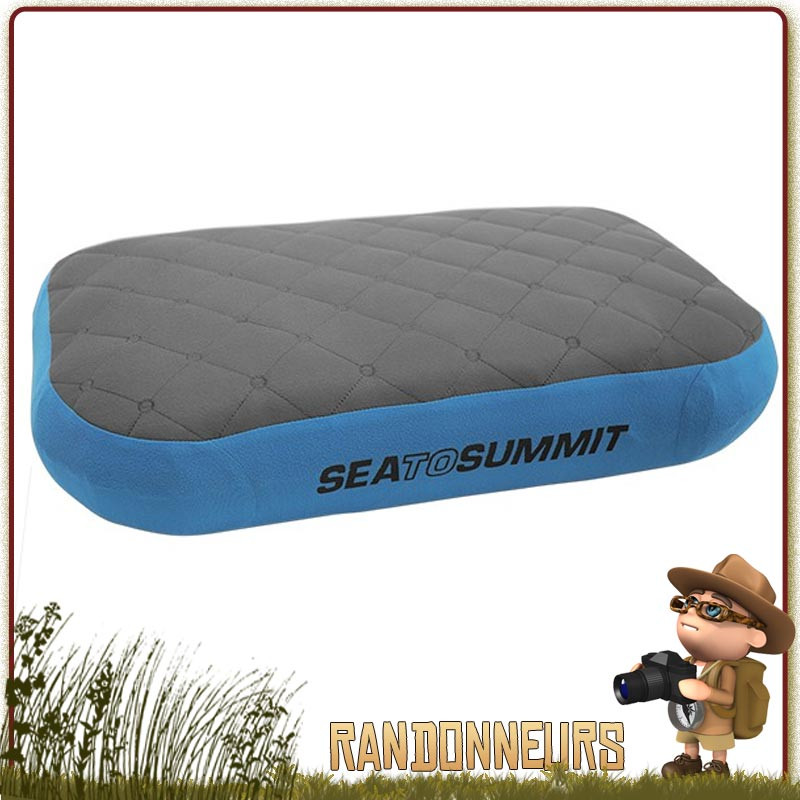 Coussin De Camping Sea To Summit Aeros Ultra-Léger – Regular, 57 G, Confort Ajustable, Compact Comme Un œuf