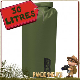 Sac Baja Seal Line étanche 30 Litres Ultra Robuste toile de vinyle 1000D avec tissage renforcé sur les côtés et le fond du sac