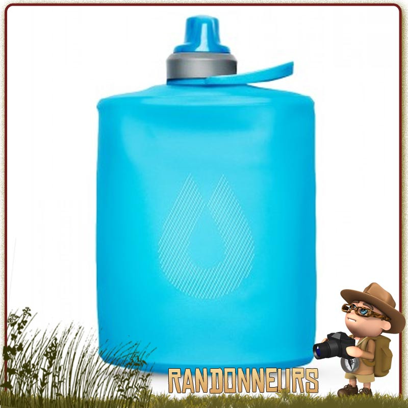 Gourde pliable 1l / 2l pour camping, randonnée et sport