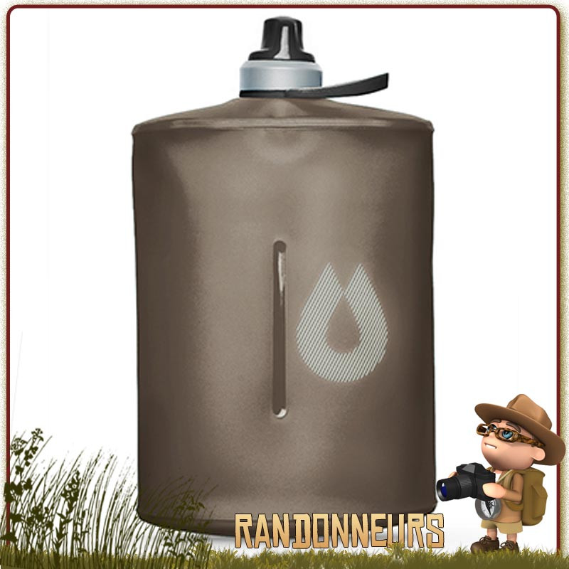 Gourde randonnée camping avec housse noire 1L - Achat vente pas