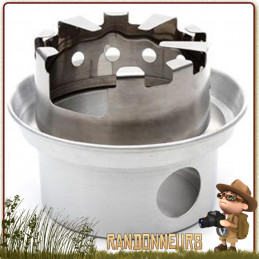 Réchaud Bois Hobo Stove Small Kelly Kettle  pour une Bouilloire KellyKettle Trekker et la transforme en réchaud bois