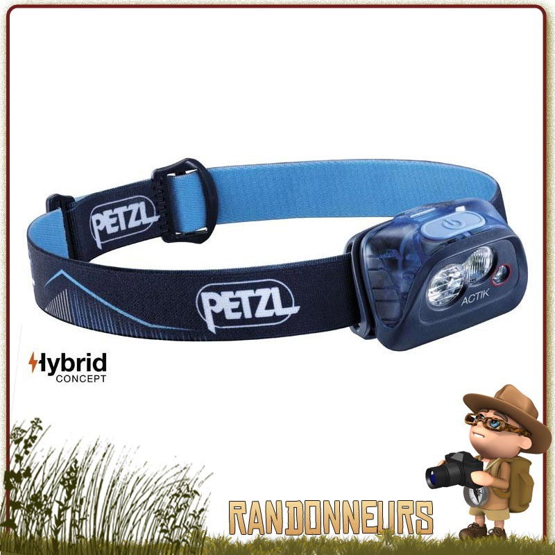 Lampe Frontale loisir randonnée trekking running PETZL Actik puissante