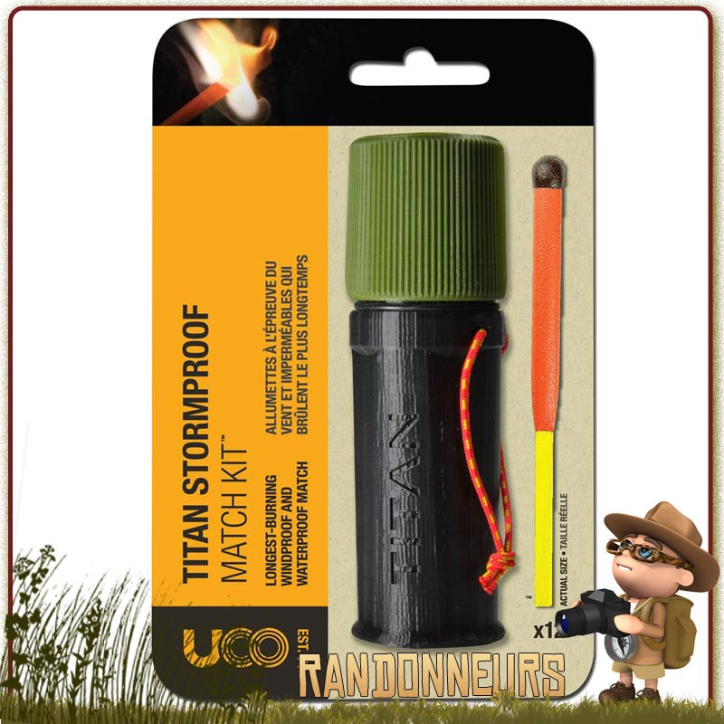 UCO Allumettes Stormproof pour le campement extérieur UCO Allumettes Stormproof pour le campement extérieur