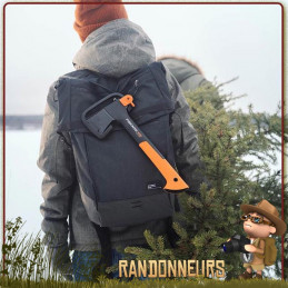 Hachette à fendre Bushcraft X7 Fiskars et randonnée légère pour le bivouac en foret