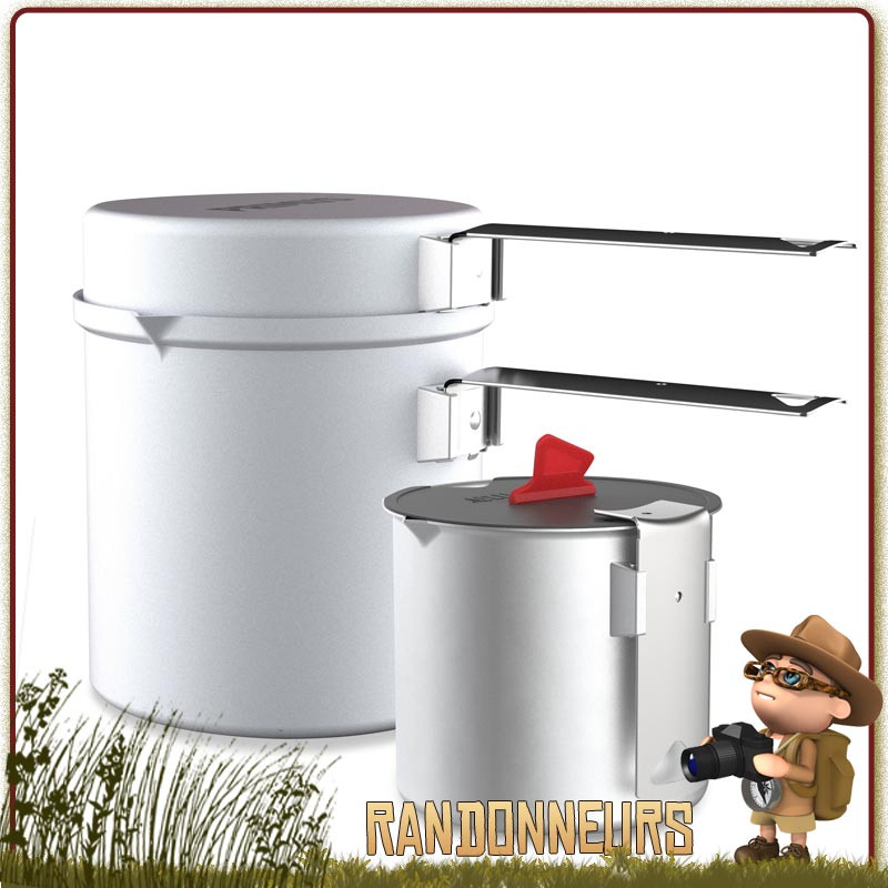 Tasse popote bouilloir inox - Bivouac & Bushcraft 