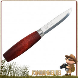 Poignard à Sculpter MORA Classic 1 manche bois bouleau lame acier carbone bivouac bushcraft