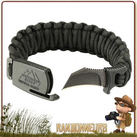 Bracelet Paracorde de Survie ParaClaw Outdoor Edge