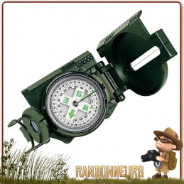 Boussole Lensatic de navigation militaire de camping