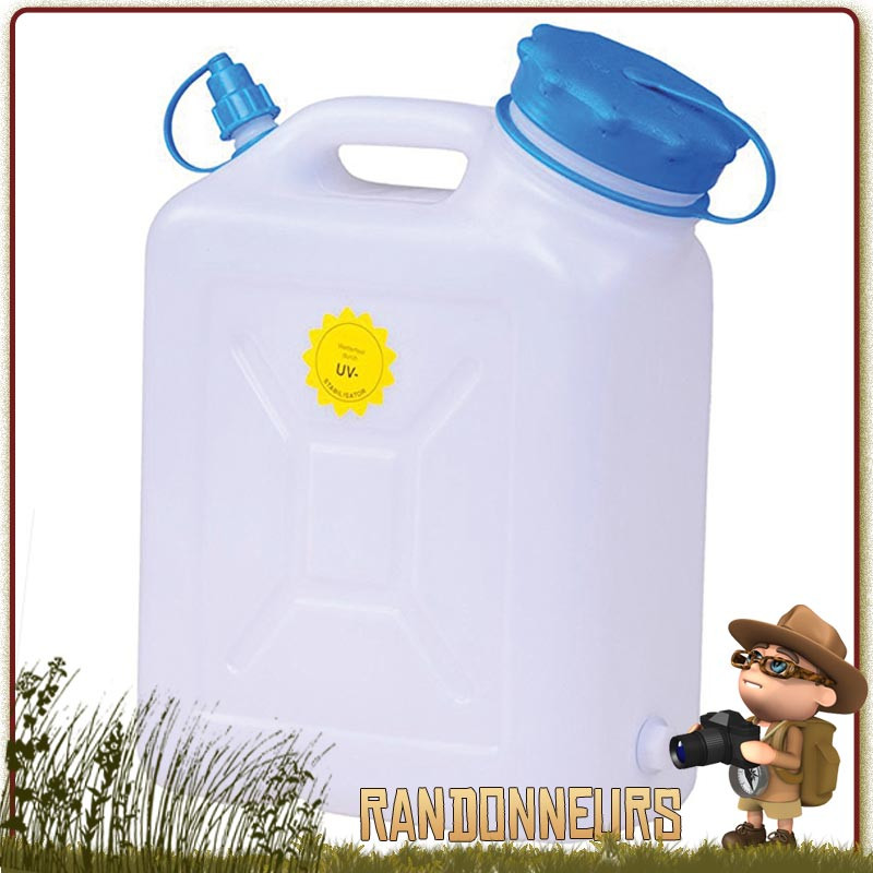 Jerrican alimentaire eau potable Large Ouverture 10L Huenersdorff