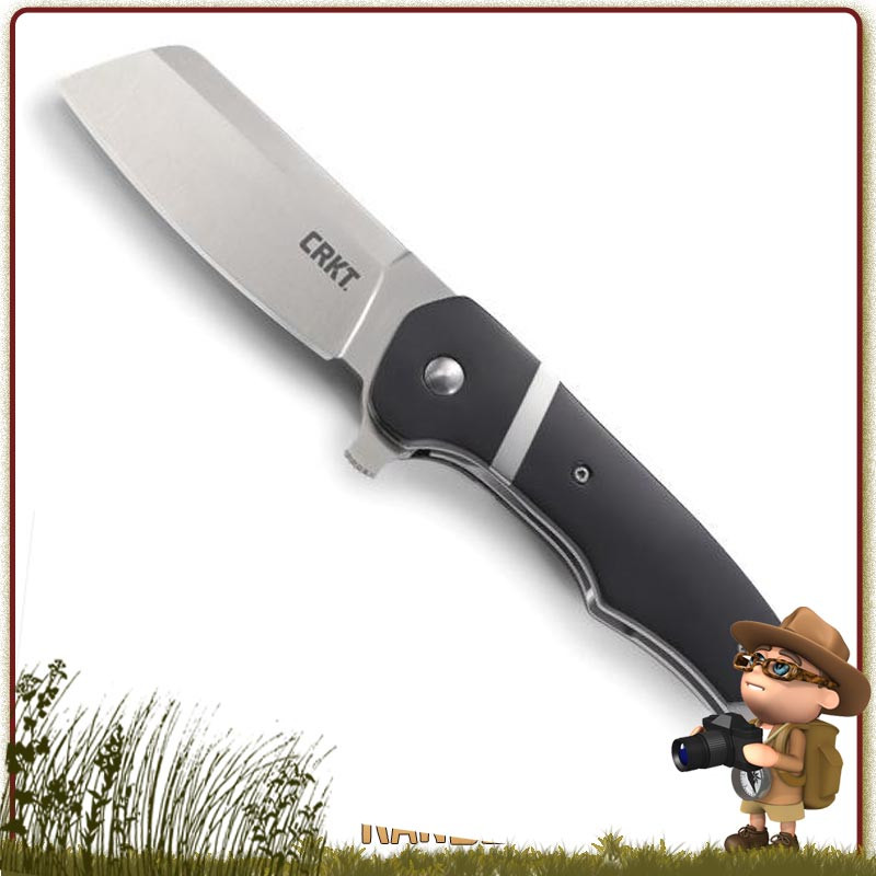 Couteau Pliant CRKT RIPSNORT lame tanto tactique bushcraft survie