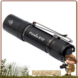 Lampe Torche FENIX E12 V2 160 lumens legere puissante pour randonner travail professionnelle