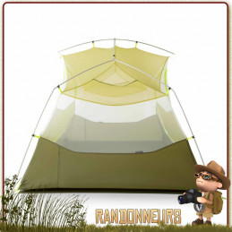 Tente AURORA 2P NEMO autoportante randonnee bivouac camping grand espace habitable