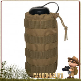 Pochette Molle pour Gourde Rothco Coyote adapée à tous types de bouteilles nalgene
