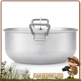 Casserole Titane 180 cl Keith ultra légère pour randonner