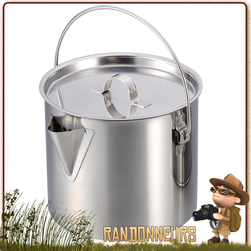 Multi Pot Inox 140 cl Origin Outdoors cuisson nourriture bivouac bushcraft