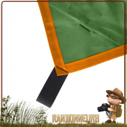 tarp bushcraft survie xxl grande taille pour bivouac camping nature