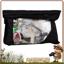 Kit survie BUSHCRAFT, compacte, imperméable, composée du matériel de survie indispensable de survie en foret