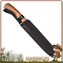 Poignard Herbertz Bois Zebra 26 cm randonnee bushcraft