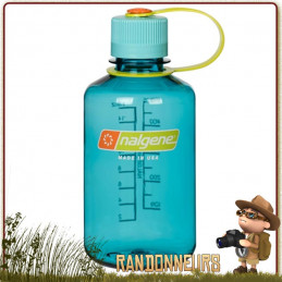 Bouteille Nalgene Petite Ouverture 0.5L CERULEAN de randonnée légère