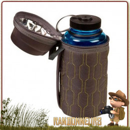 Set Gourde Nalgene Inox STANDARD avec Quart acier inox 60 cl bushcraft