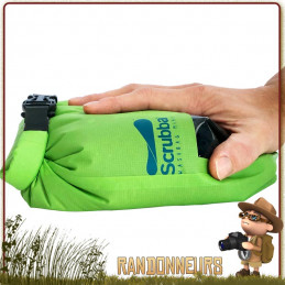 Scrubba Sac de Lavage 2.0, Sac Étanche Résistant pour Voyage, Camping et  Randonnée, Accessoire de Voyage Indispensable