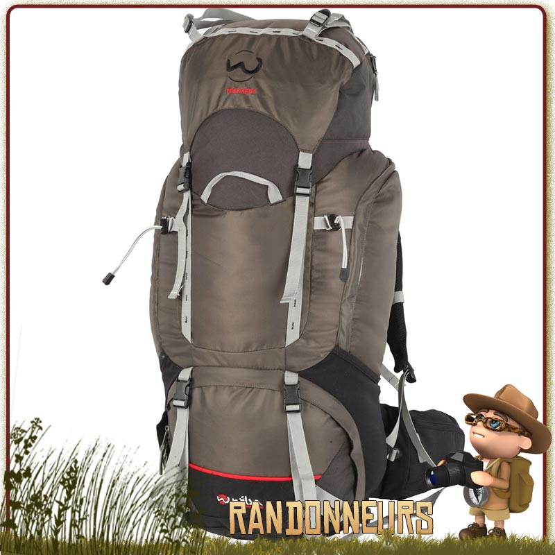 meilleur Sac à Dos TREKKER 75L Wilsa Tarmac grand volume pour randonner en montagne