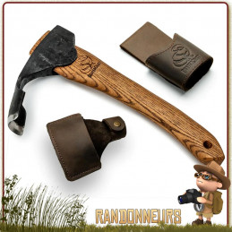 Hache bushcraft à Fendre Hult Hultafors tête acier carbone suédoise