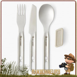 Set de Couverts camping acier Inox Detour Sea To Summit