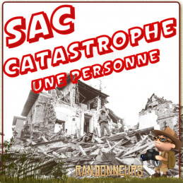 Catasac, Kit survie complet, liste sac creer sac evacuation, préparations aux situations d\'urgence pour une personne