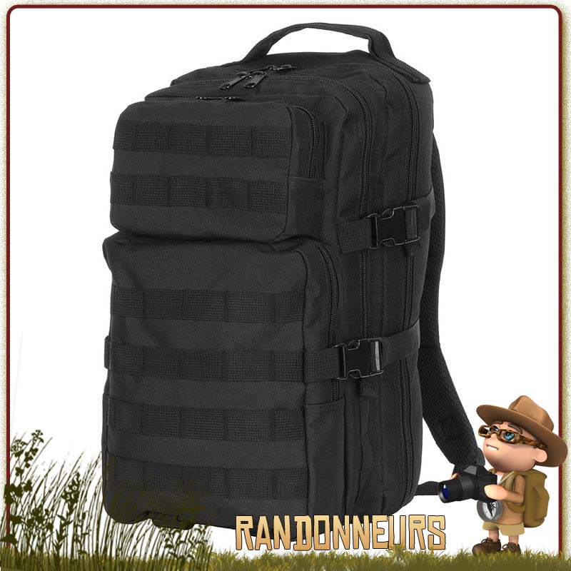 Sac à Dos ASSAUT US 25 Litres NOIR 101 Inc