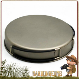 Poele à Frire Titane 115 mm Toaks ultra legere pour le bivouac nomade