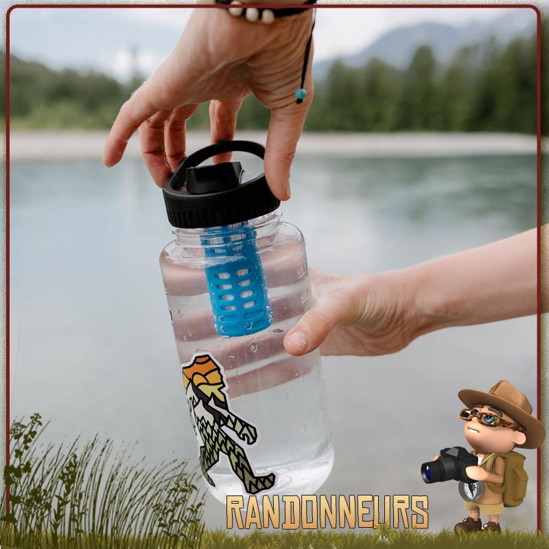 Gourde Filtrante Euroweb Anti-bactéries – Bouteille D'eau Avec Filtre Intégré, Neuve