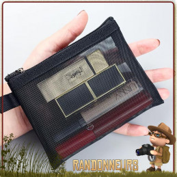 Pochette zippee Mesh de voyage randonnee Outdoor Gear Taille medium