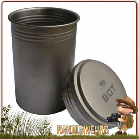 Gourde Pot Titane 100 cl Vargo