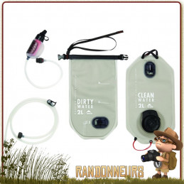 kit de filtration eau randonnée Trail Base MSR ensemble 3 en 1 et clé en mains pour assurer le traitement de l'eau