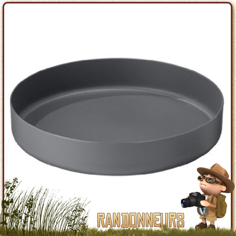 Assiette DeepDish large MSR pour randonner léger, Polypropylène vaisselle  ultra légère et incassable, pour le camping