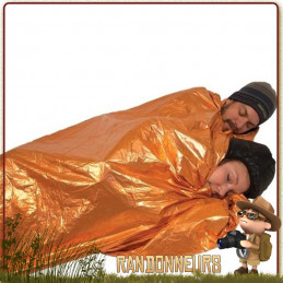 sursac bivy bag de survie SOL Survive Outdoors Longer 2 places pour se protéger du froid en randonnée légère