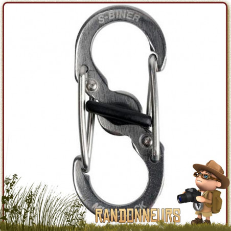 Nite Ize MicroLock S-Biner mousqueton S 15,49x35,56 mm aluminium 5 pièces