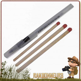 Boite de 50 allumettes longue durée UCO GEAR idéales pour allumer un feu de camp bushcraft, lanterne et bougies