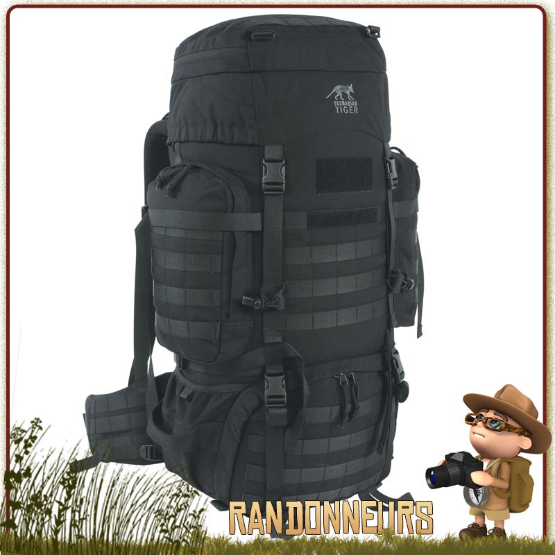 Sac à Dos militaire RAID PACK MKIII Tasmanian Tiger Noir de randonnée bushcraft