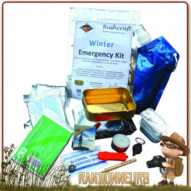 Kit de Survie Militaire Complet–Trousse de Secours Kit de Survie d