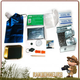 Survival Tool Kit Fosco 10 en 1 kit de survie randonnée complet