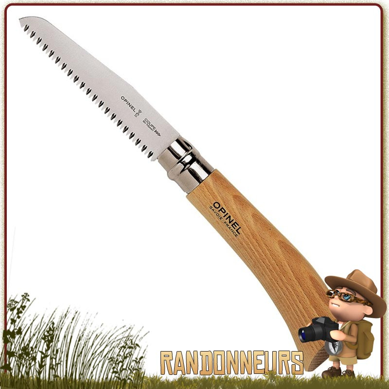 COUTEAU SCIE 16 cm OPINEL 12 VRI randonnée bushcraft